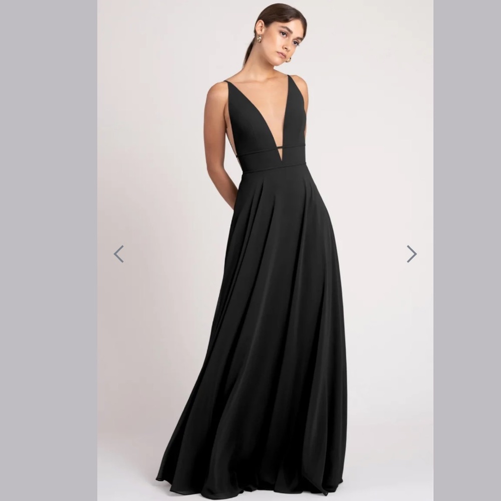 NWT Jenny Yoo Hollis Dress - Black - Size 12